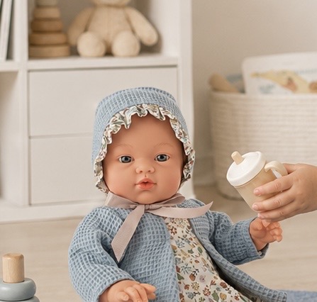 KOKE CONJUNTO CAMISA, POLOLO Y CAPOTA CELESTE - Imagen 2