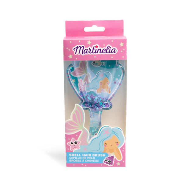 CEPILLO PARA EL PELO CON FORMA DE CONCHA DE SIRENA DE MARTINELIA
