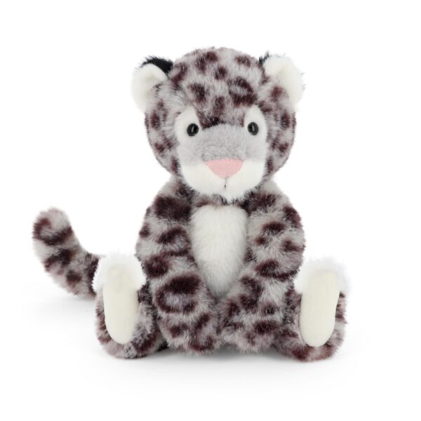 PELUCHE LEOPARDO DE LAS NIEVES 20 CM
